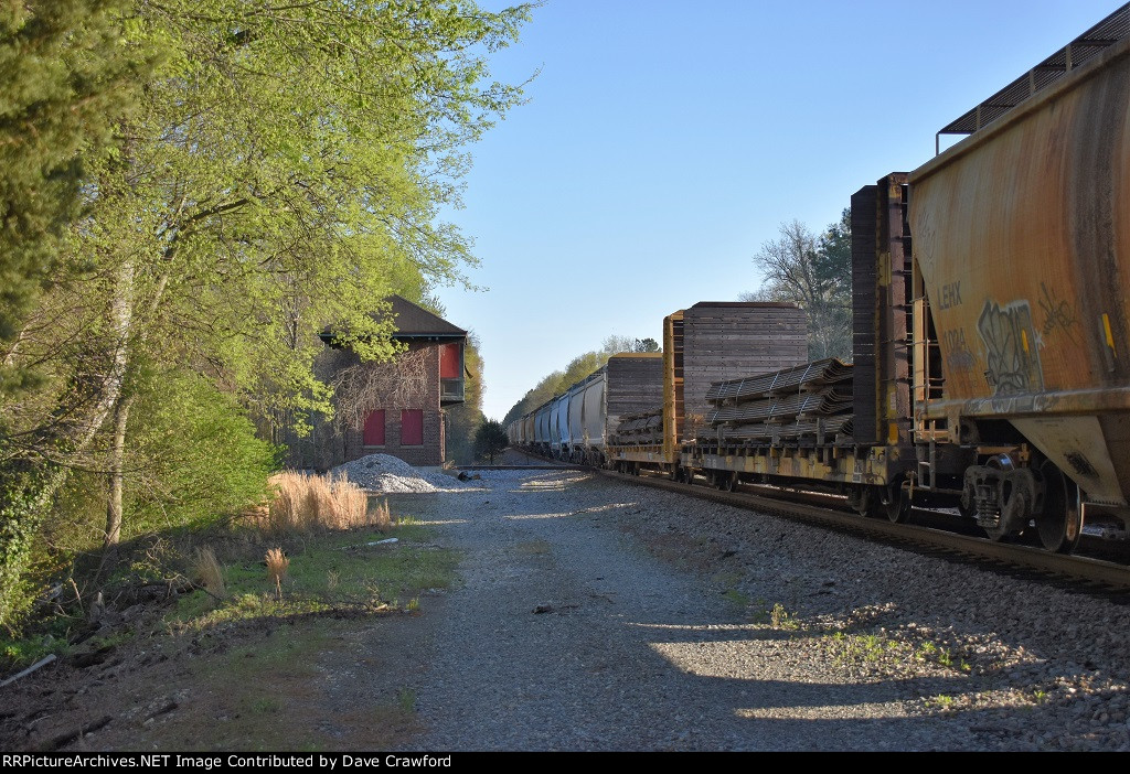 CSX Freight Train passing the Doswell Tower